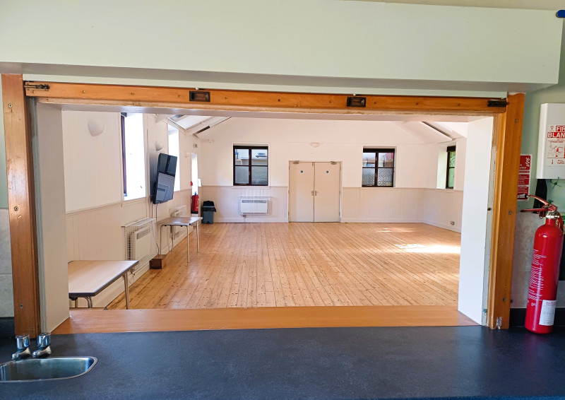 View from kitchen