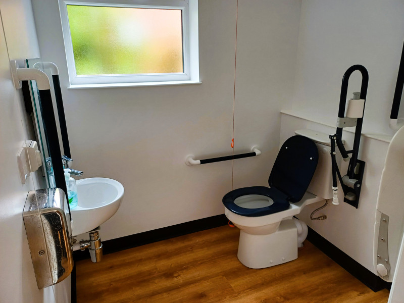 Example of refurbished toilet