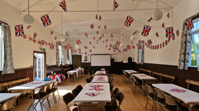 Ashill Village Hall Main Hall VE Day Celebration