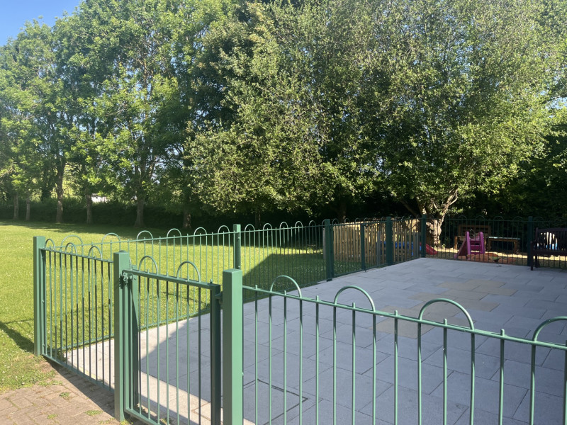 Secure Patio Area
