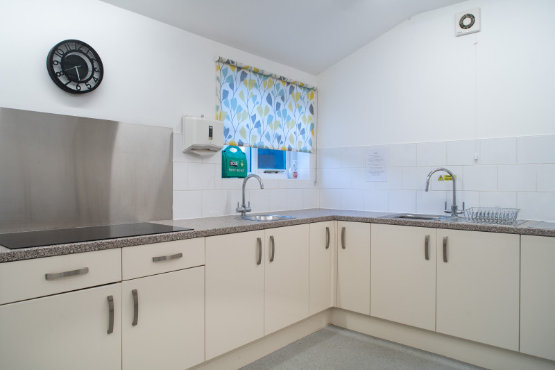 Kitchen, showing ceramic hob