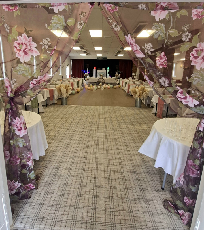Entrance for wedding