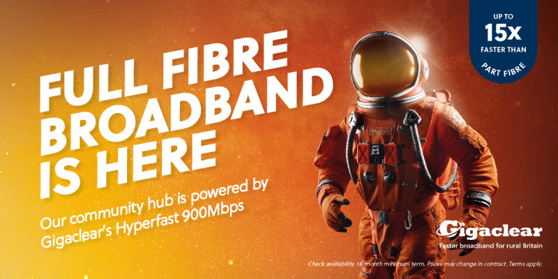 Gigaclear wifi available