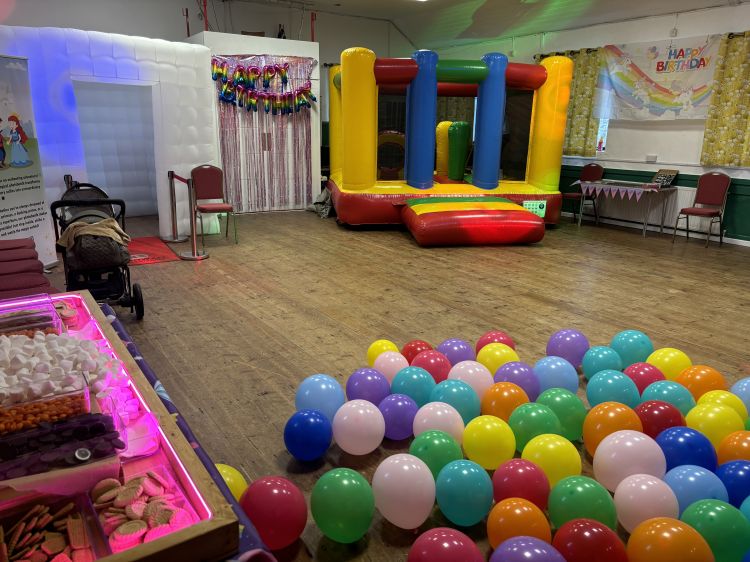 Main ready for a Birthday Party