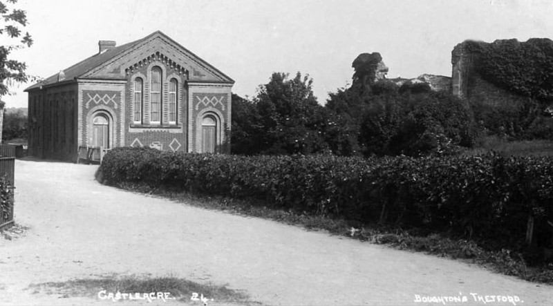 1924 photo of the hall when still used as a Baptist Chapel.