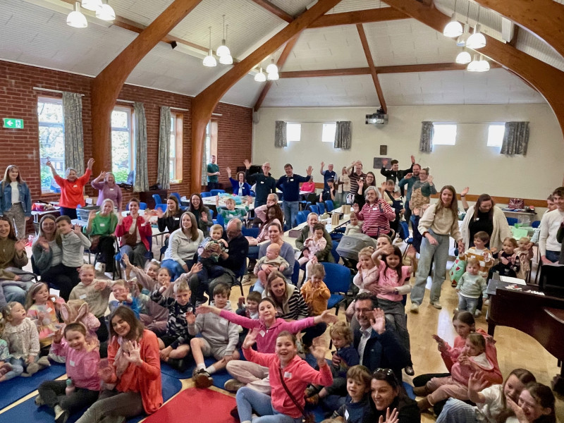 Children's workshop in the hall
