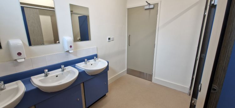 Washrooms - mens, ladies and accessible with baby change