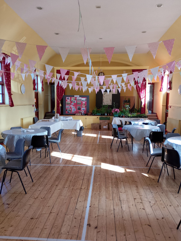 Set up for an event