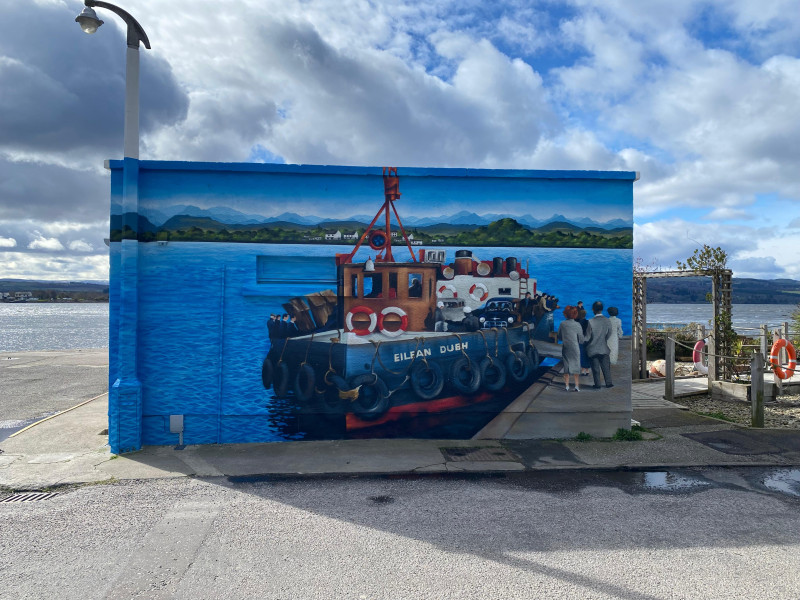 Mural at Community Hub