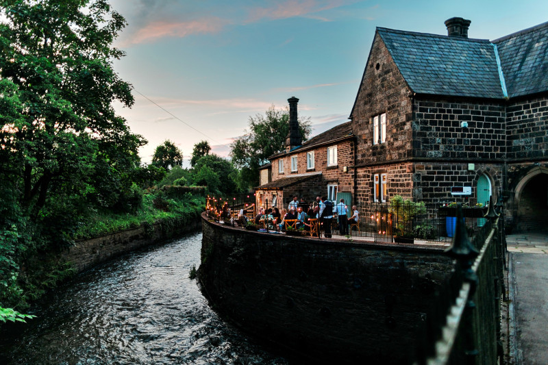 Our North Hall Courtyard by the Yarrow River