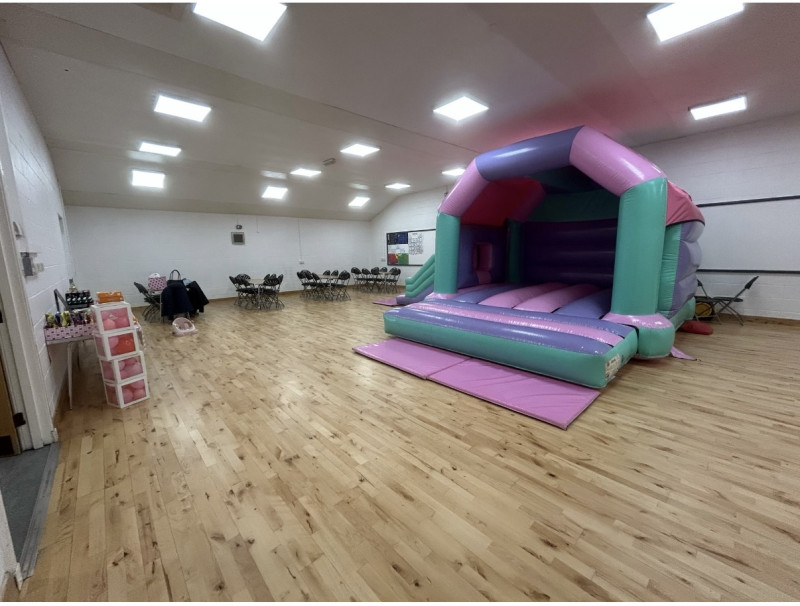 Main hall - kids party set up
