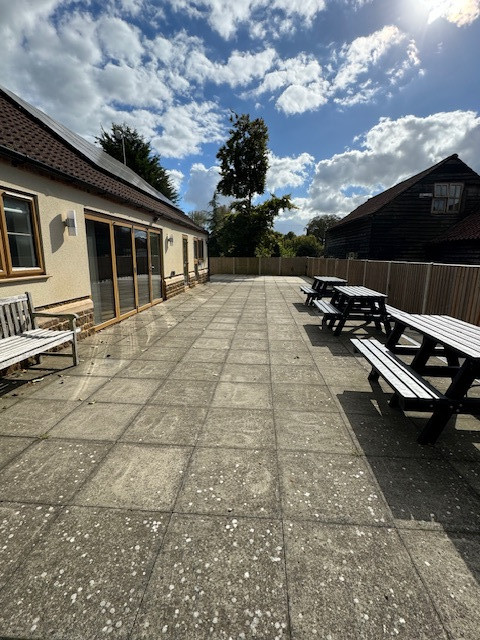 Fenced Patio and Play area