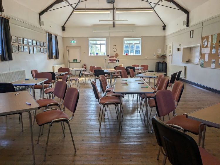 Main Hall set up for Bingo