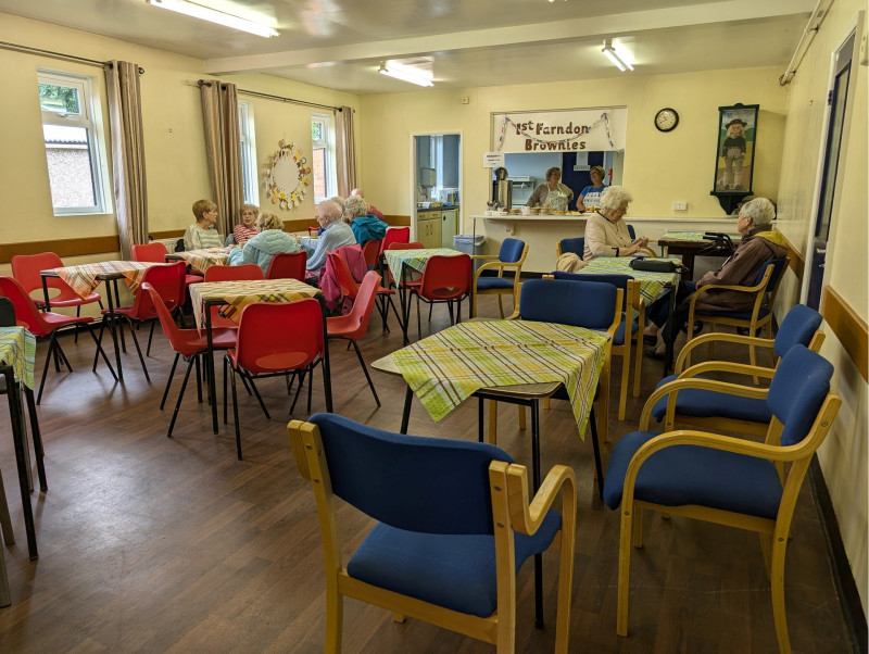 Small Hall Set For Coffee Meeting