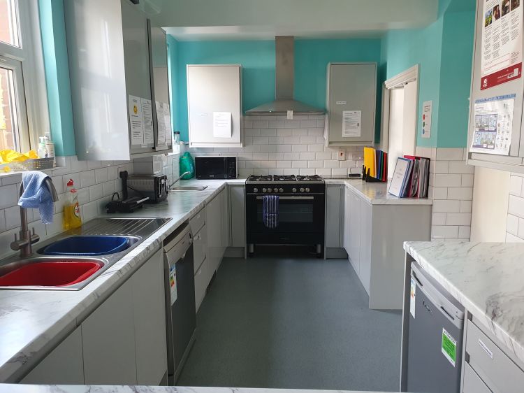 Kitchen with large range of appliances (Our Lady’s, Folkestone)