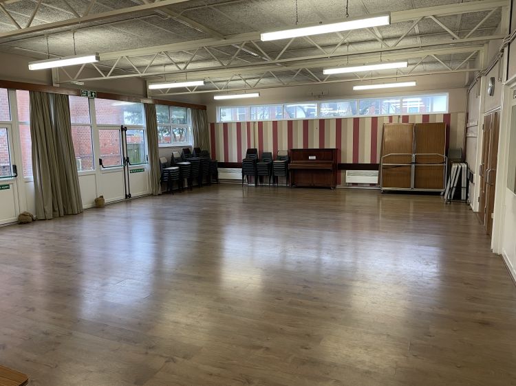 General view of the hall (St Joseph’s, Cheriton)