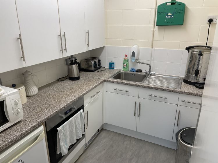 Downstairs- Kitchen area