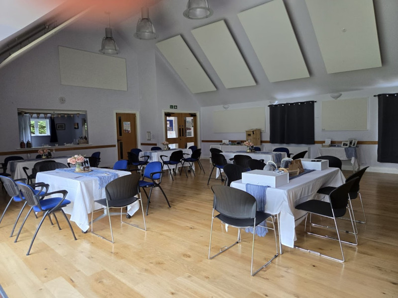 Wedding setting - main hall