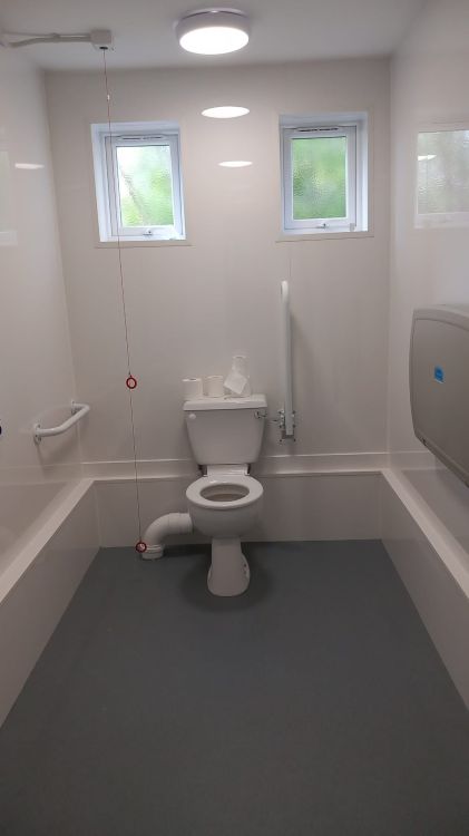 Disabled toilet with Baby Change