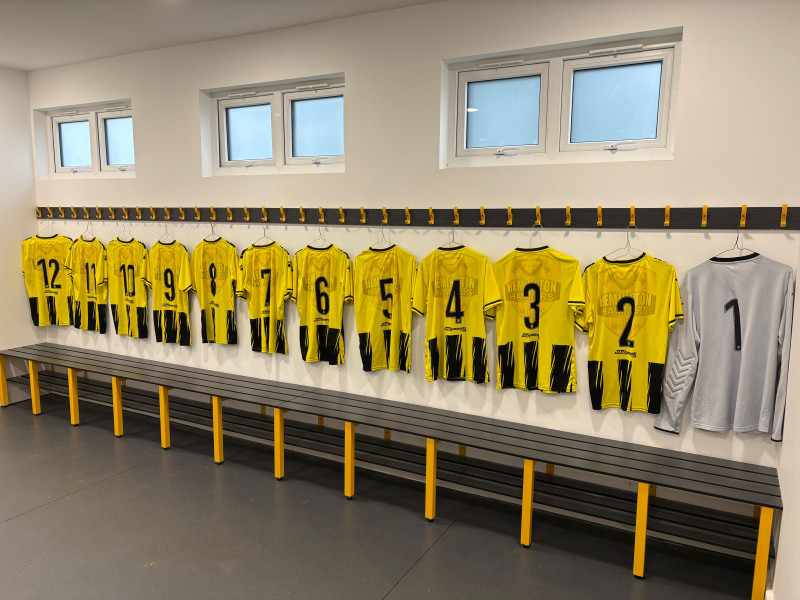 Hemington Hammers home changing room