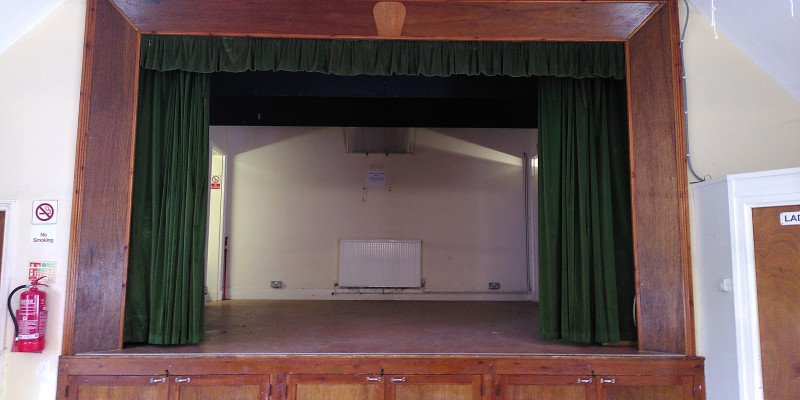 The stage