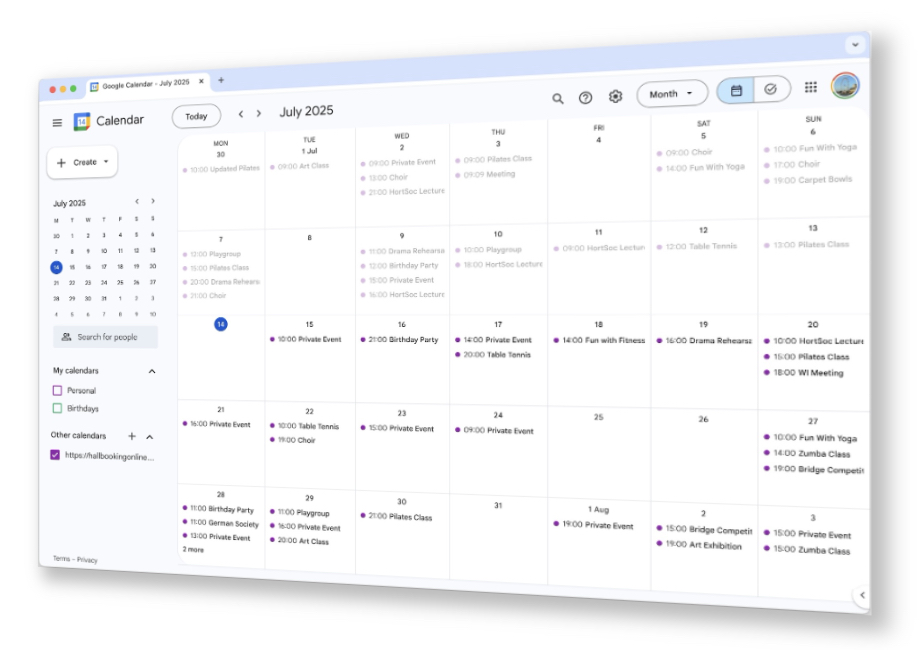 Calendar Integration
