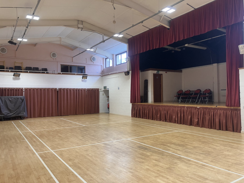 Main Hall with Table Tennis
