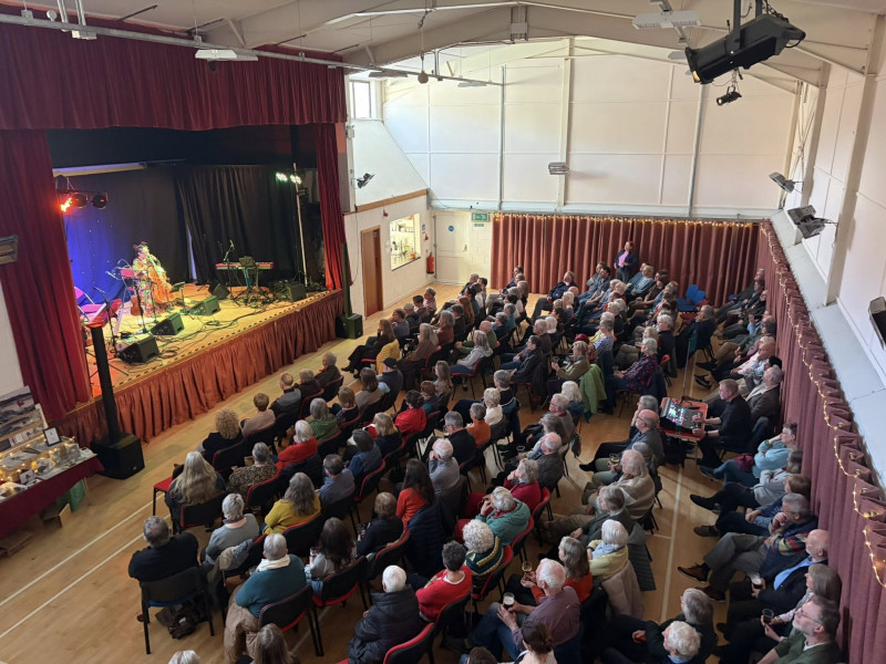 Main Hall with stage in use