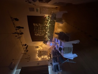 Hall set up for Party