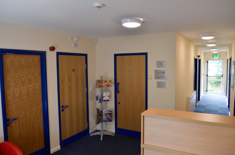 Health Zone Reception Area (Leads to Consultation Rooms)