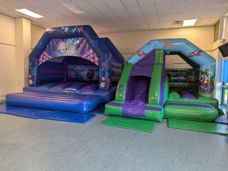 Maple Hall showing size for bouncy castles