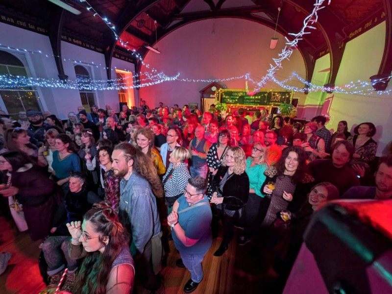 Upper Hall during a Bodega Social event