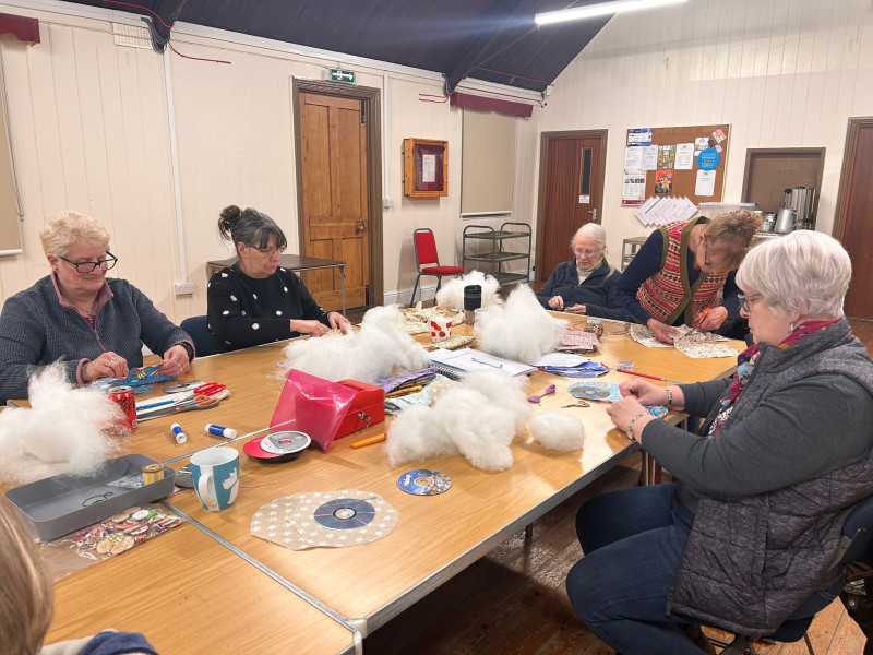 Used by local groups such as this craft group