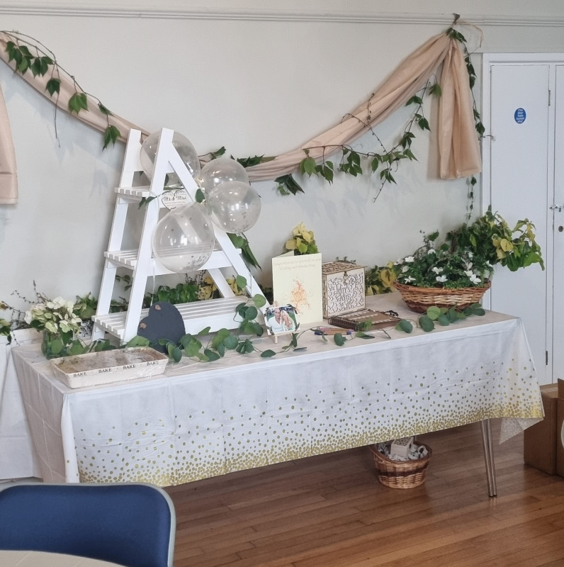 Setup for a Wedding