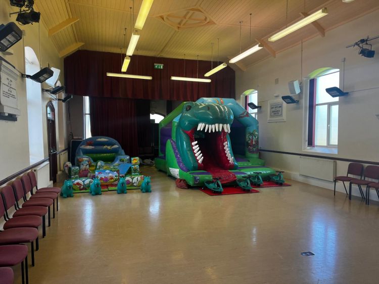 Childrens Party setting up