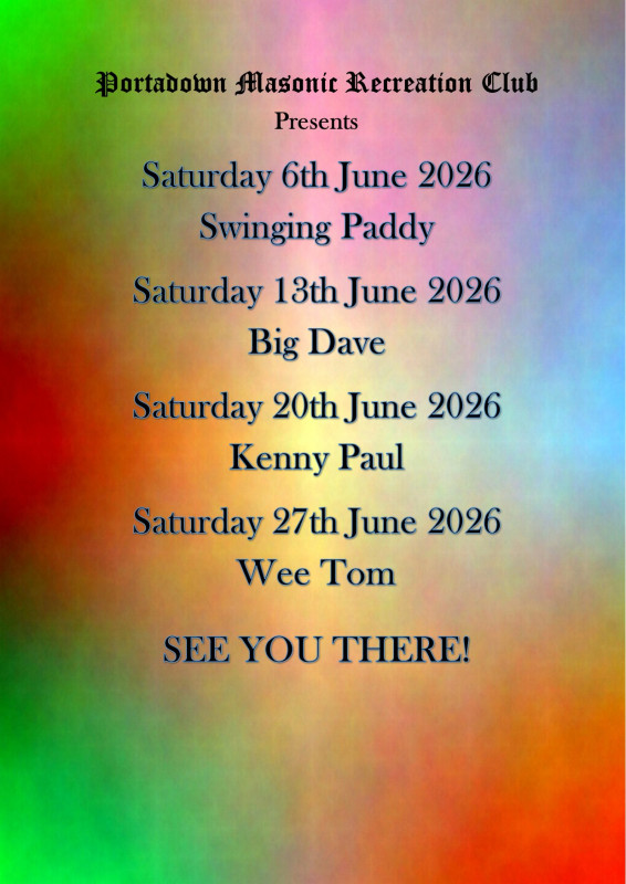 Saturday Night Acts - June