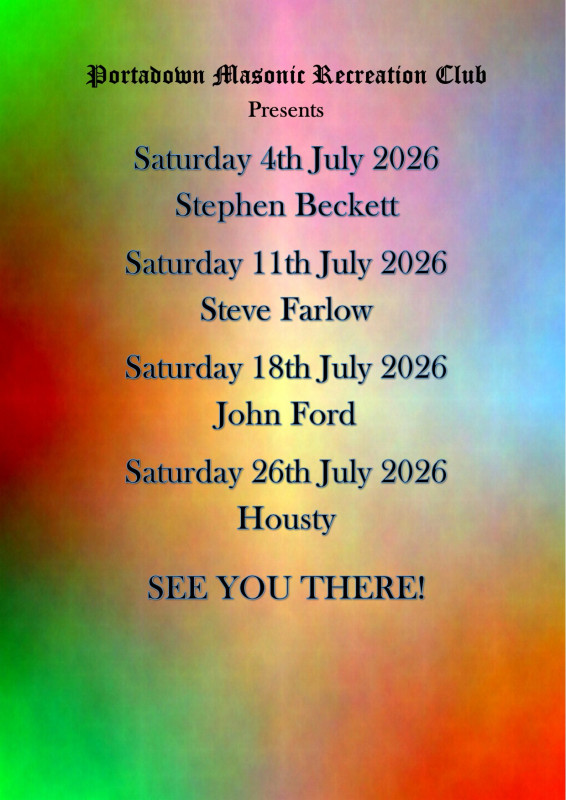 Saturday Night Acts - July