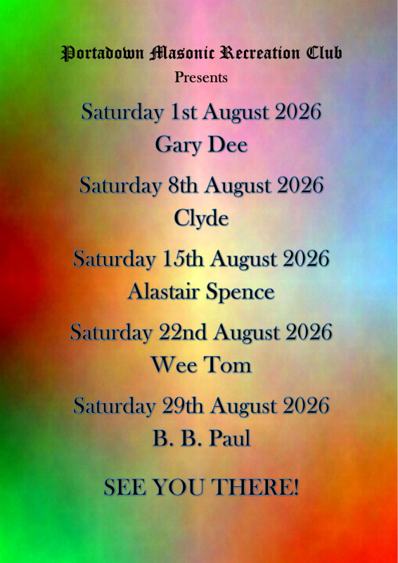 Saturday Night Acts - August