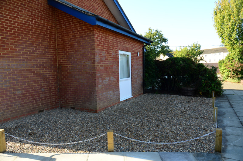 Outside rear