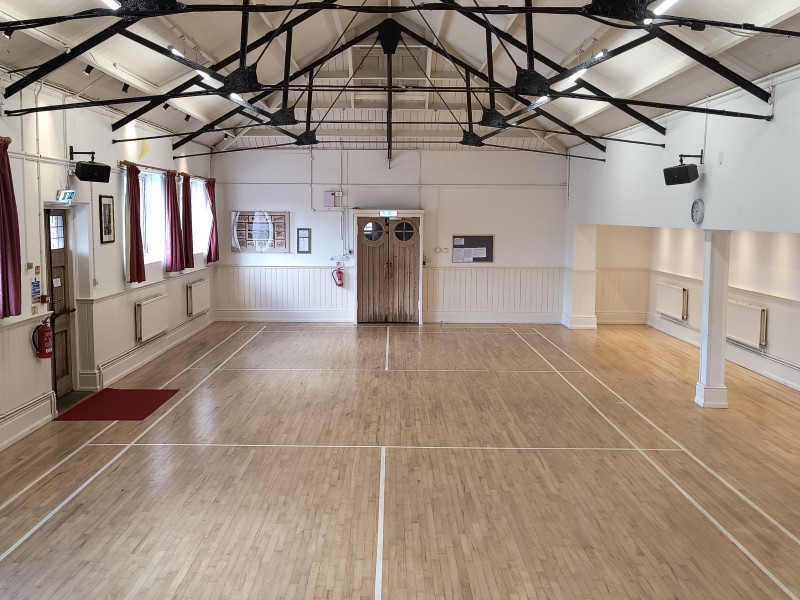 Main Hall with Badminton Court