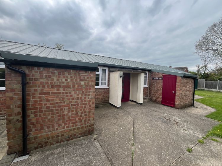 Outside paved area