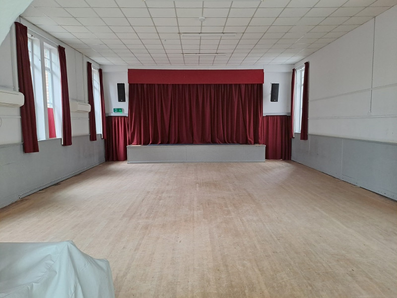 Inside main hall