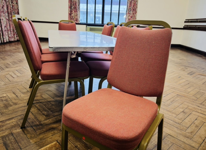 Chairs available to use