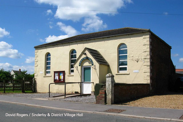Sinderby and District Village Hall.  Image: David Rogers