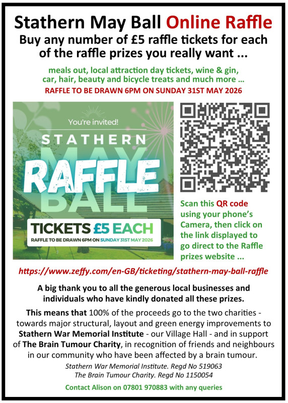 May Ball 2026 Online Raffle