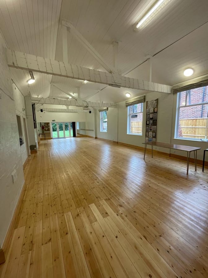 WMI Hall - looking towards the garden