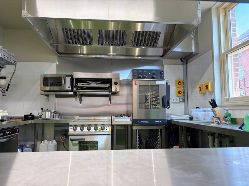 View of Kitchen through Hatch