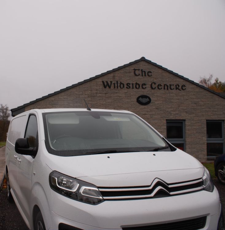 Front of van