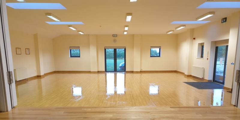 Hall with semi sprung dance floor
