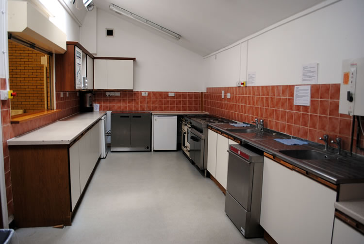 Kitchen with large range of appliances